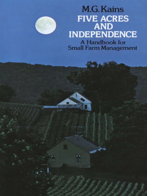 Title details for Five Acres and Independence by Maurice G. Kains - Wait list